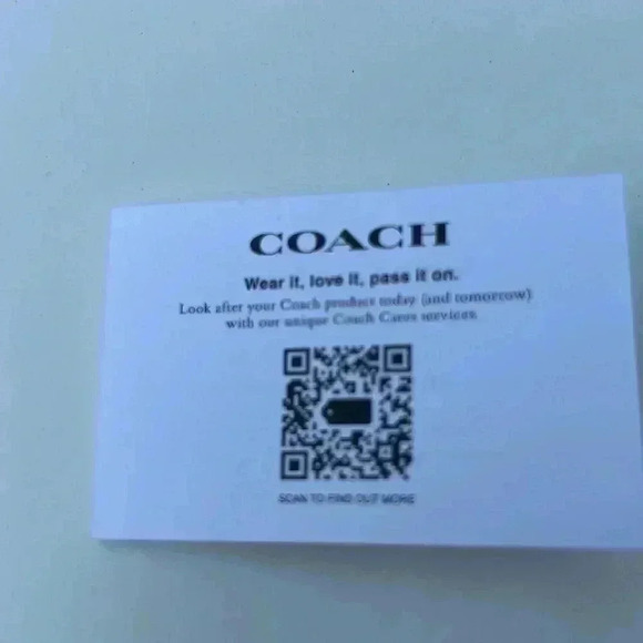 Authentic Coach Taupe Neutral Wristlet NWT - Picture 8 of 11